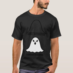 Paranormal Distribution Ghost Mathematics Maths Ge T-Shirt