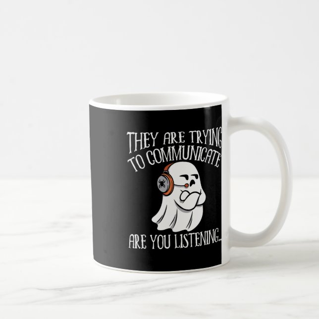 Paranormal Evp Hunting Ghost Hunter Adventures  Coffee Mug (Right)