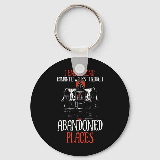 Paranormal Evp Hunting Ghost Hunter Adventures  Keychain (Front)