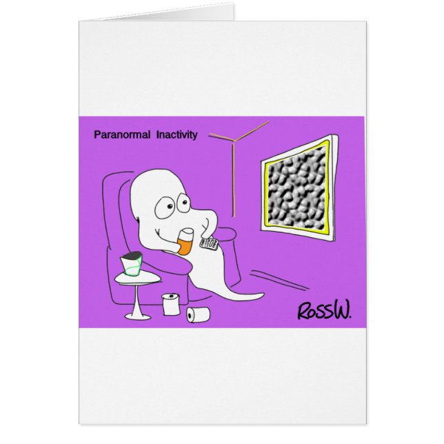 Paranormal inactivity. (Front)
