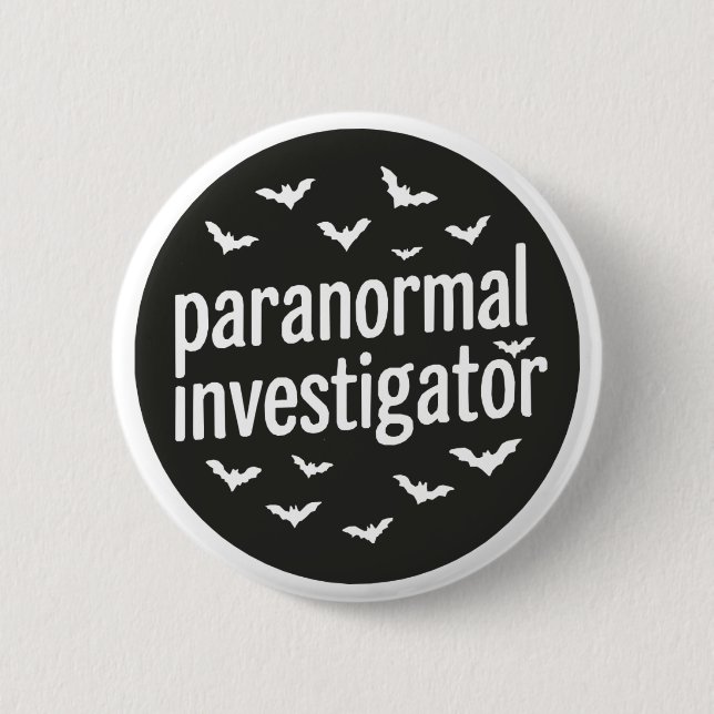 Paranormal Investigator 2 Inch Round Button (Front)