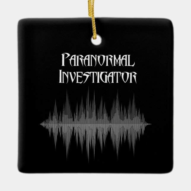 Paranormal Investigator Christmas Ornament (Front)