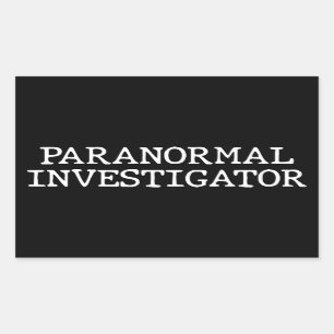 Paranormal Investigator Ghost Hunting EVP Sticker