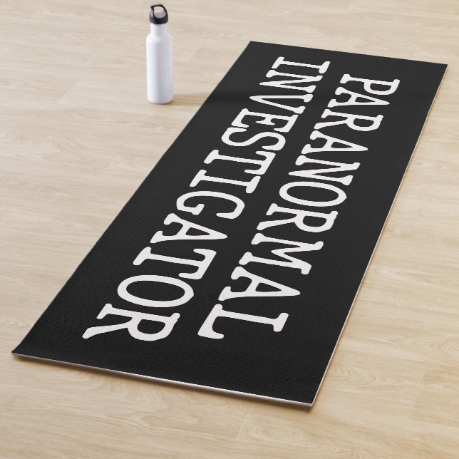 Paranormal Investigator Ghost Hunting EVP Yoga Mat (In Situ)