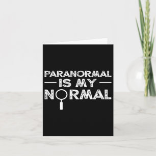 Paranormal Investigator Ghost Hunting Funny Gift Card