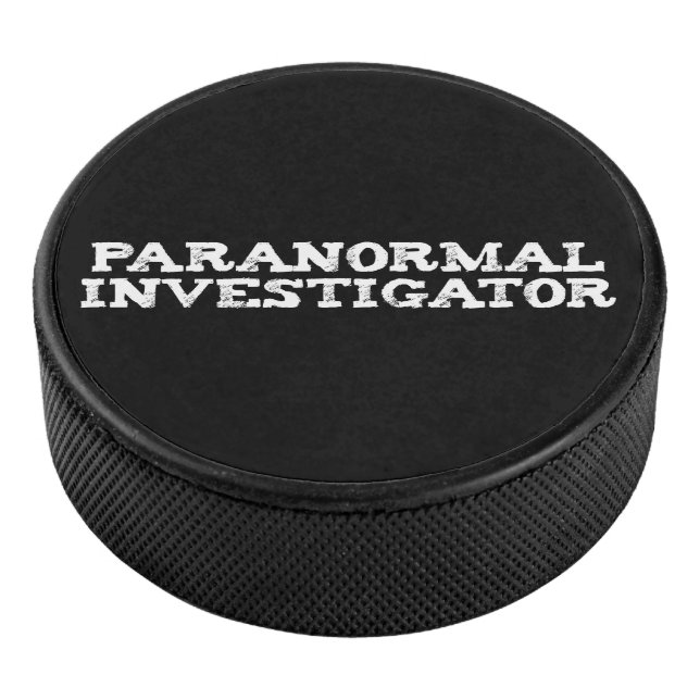 Paranormal Investigator Ghost Hunting Hockey Puck (3/4)