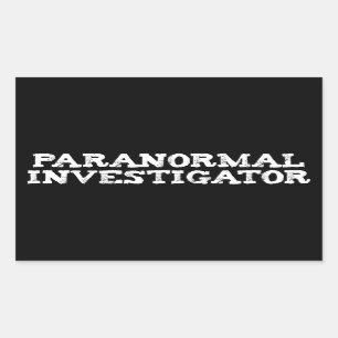 Paranormal Investigator Ghost Hunting Sticker