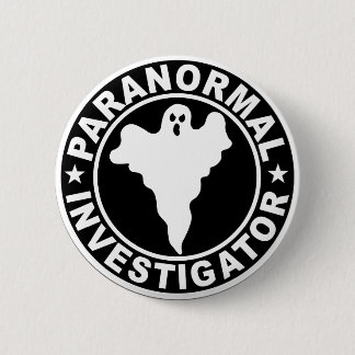Paranormal Investigator Logo Halloween Costume 2 Inch Round Button
