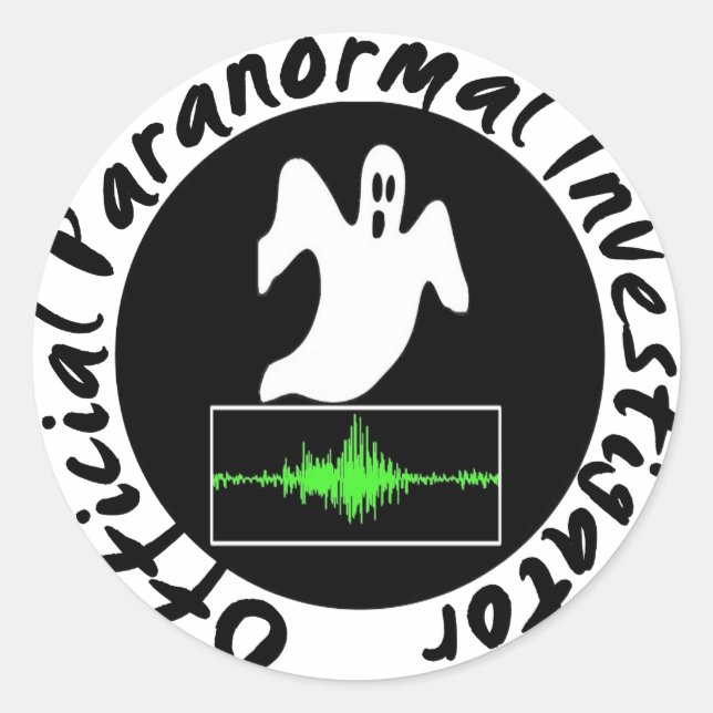 Paranormal Investigator Stickers (Front)
