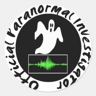 Paranormal Investigator Stickers
