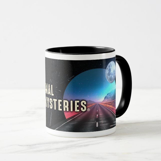 Paranormal Mysteries Podcast Coffee Mug (Front Right)