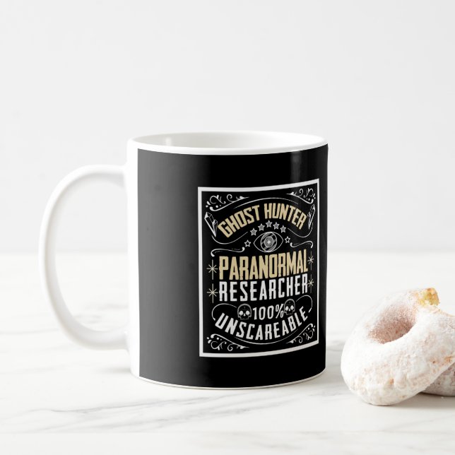 Paranormal researcher Paranormal Investigator Coffee Mug (With Donut)