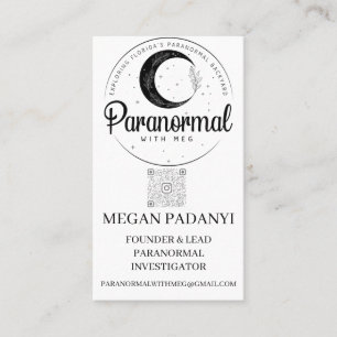 Paranormal with Meg Business Cards no photo