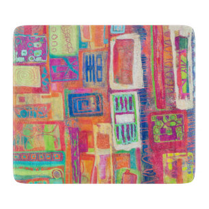 Paraphernalia 6 x 7 Deco Glass Cutting Board