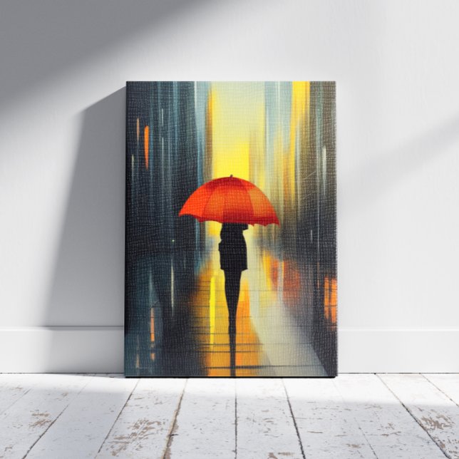 Parapluie en toile rouge (Créateur téléchargé)
