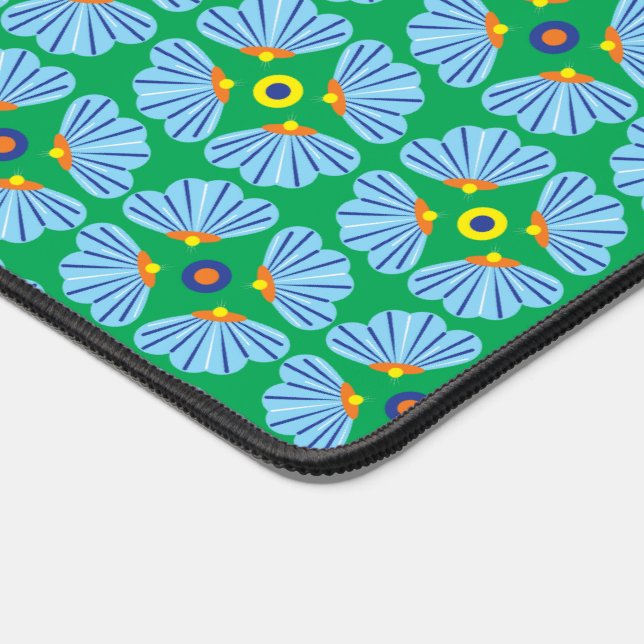 Parapluie Fleurs Bureau Mat (Coin)