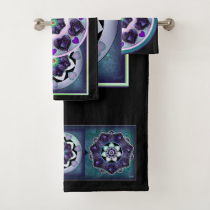 Parapluie violet & coeurs .7