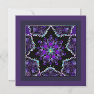 Parapluie violet & coeurs .7 carte blanche