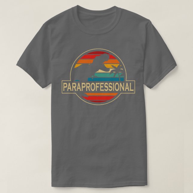 Paraprofessional Dinosaur T-Shirt (Design Front)