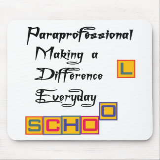 PARAPROFESSIONAL MAKING A DIFFERENCE MOUSE PAD