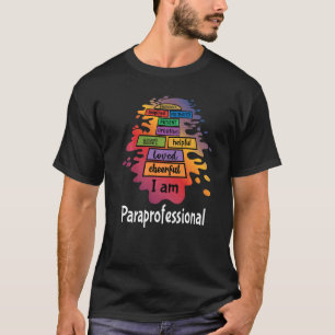 Paraprofessional Paraeducator Teacher Assistant Ai T-Shirt