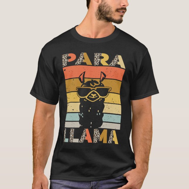 Paraprofessional Parallama Para educator T-Shirt (Front)