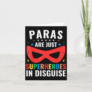 Paras Are Just Superheroes In Disguise Sped Parapr Card