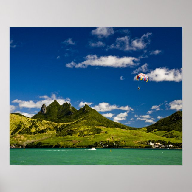 Parasailing within View of impressive Lion Poster (Front)