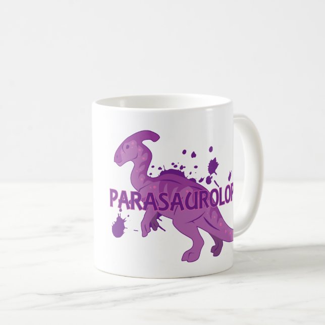 Parasaurolophus Coffee Mug (Front Right)