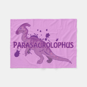 Parasaurolophus Fleece Blanket