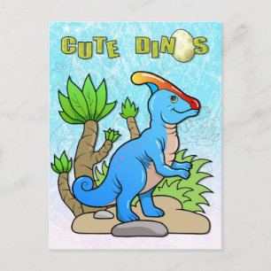 parasaurolophus postcard