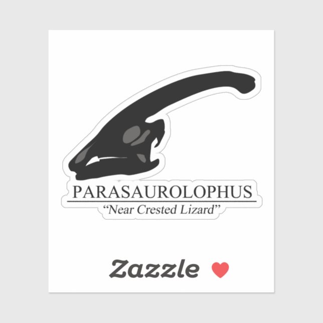 Parasaurolophus Skull (Sheet)