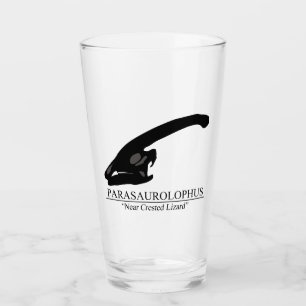 Parasaurolophus Skull Glass