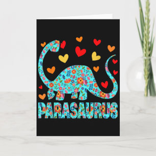 Parasaurus Paraprofessional Paraeducator Dinosaur  Card
