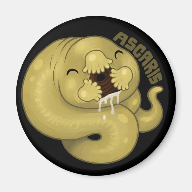 PARASITES: Ascaris Magnet (Front)