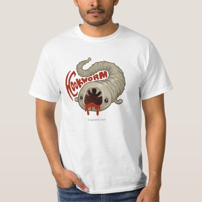 PARASITES: Hookworm (Necator) T-Shirt (Front)