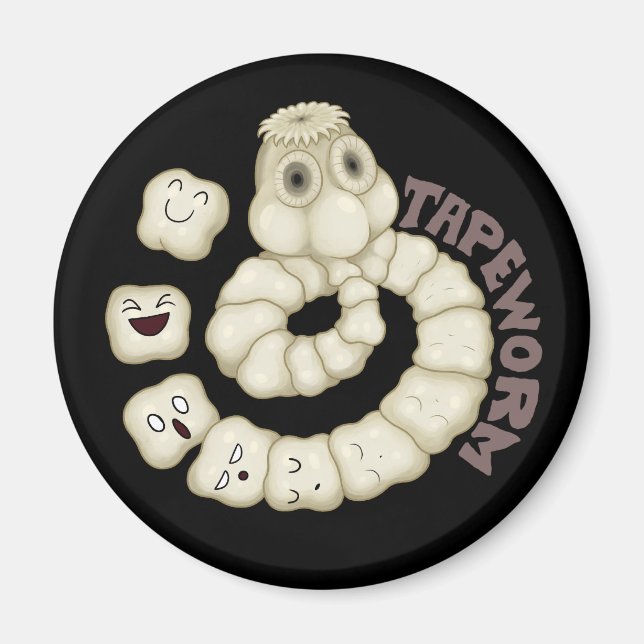 PARASITES: Tapeworm Magnet (Front)