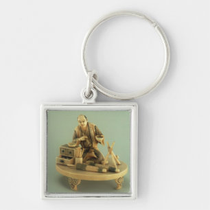 Parasol Maker, Okinomo, Edo Period Keychain