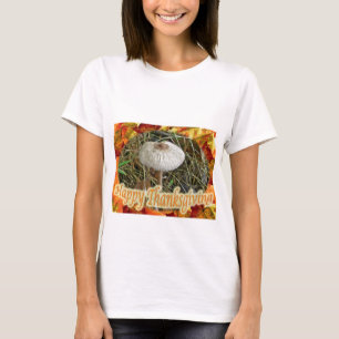 Parasol Mushroom Happy Thanksgiving Series T-Shirt