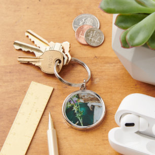 Parasol mushroom, Swedish Archipelago, Sweden Keychain