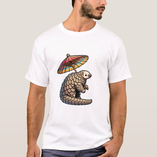 Parasol Pangolin T-Shirt (Front)