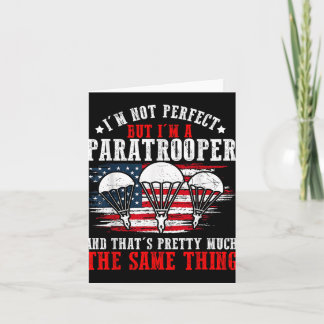 Paratrooper Us Army Veterans Day Soldier American  Card