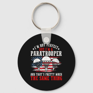 Paratrooper Us Army Veterans Day Soldier American Keychain