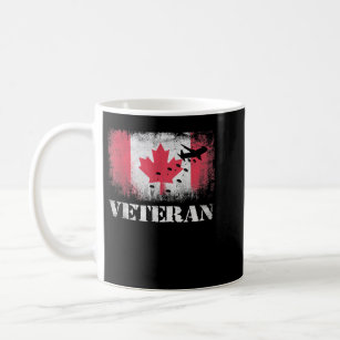Paratrooper Veteran Canada Flag Airborne Coffee Mug
