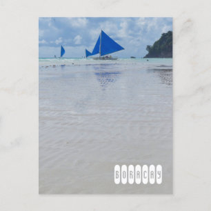 Paraw Sailing in Boracay  Postcard