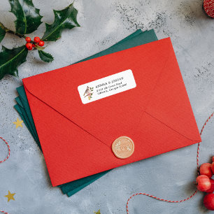 Parbande 12 Jour de Noël Adresse de retour