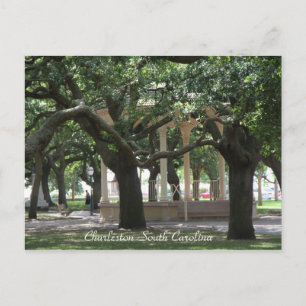 Parc, Charleston Caroline du Sud, Gazebo, Carte po