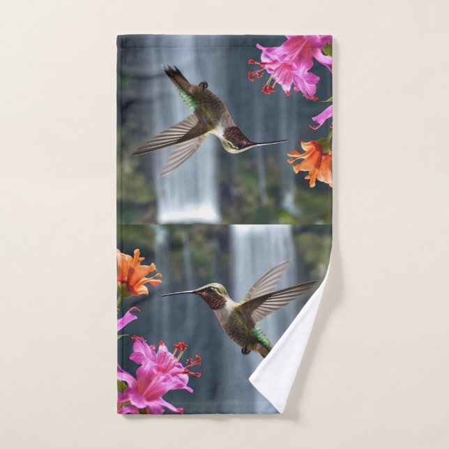 Parc de la cascade des colibris (Serviette à main)