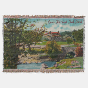 Parc d'état de Custer vintage Lancer la couverture