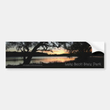 Parc d'état du lac Scott Bumper Sticker de Sunset 